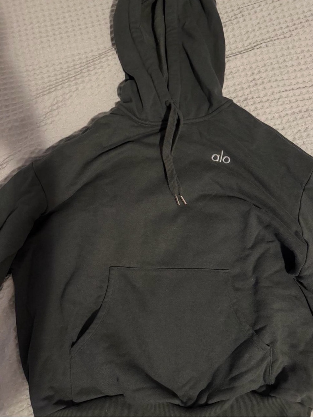 ALO Yoga Hoodie in Cactus Green